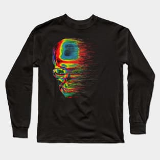 Psychedelic Skull Long Sleeve T-Shirt